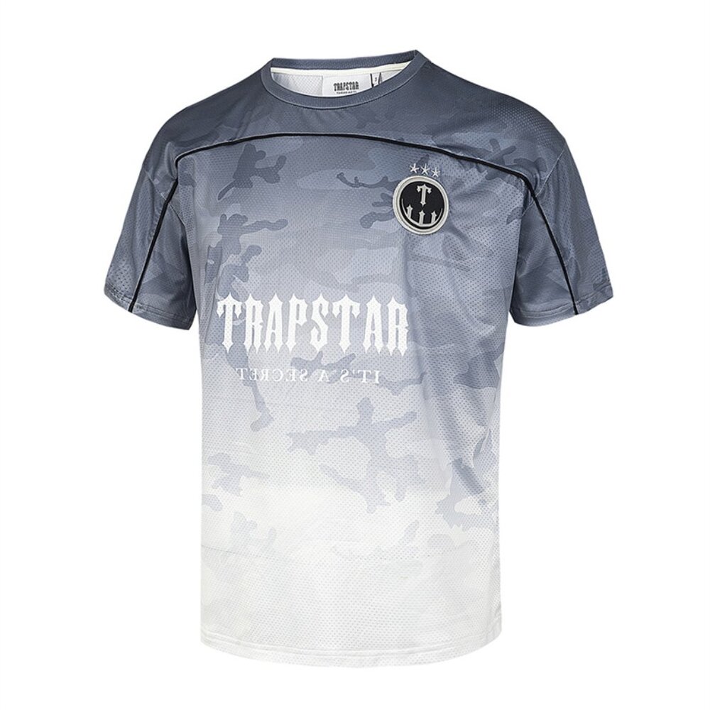 Trapstar Grey Gradient Print Sport T Shirt